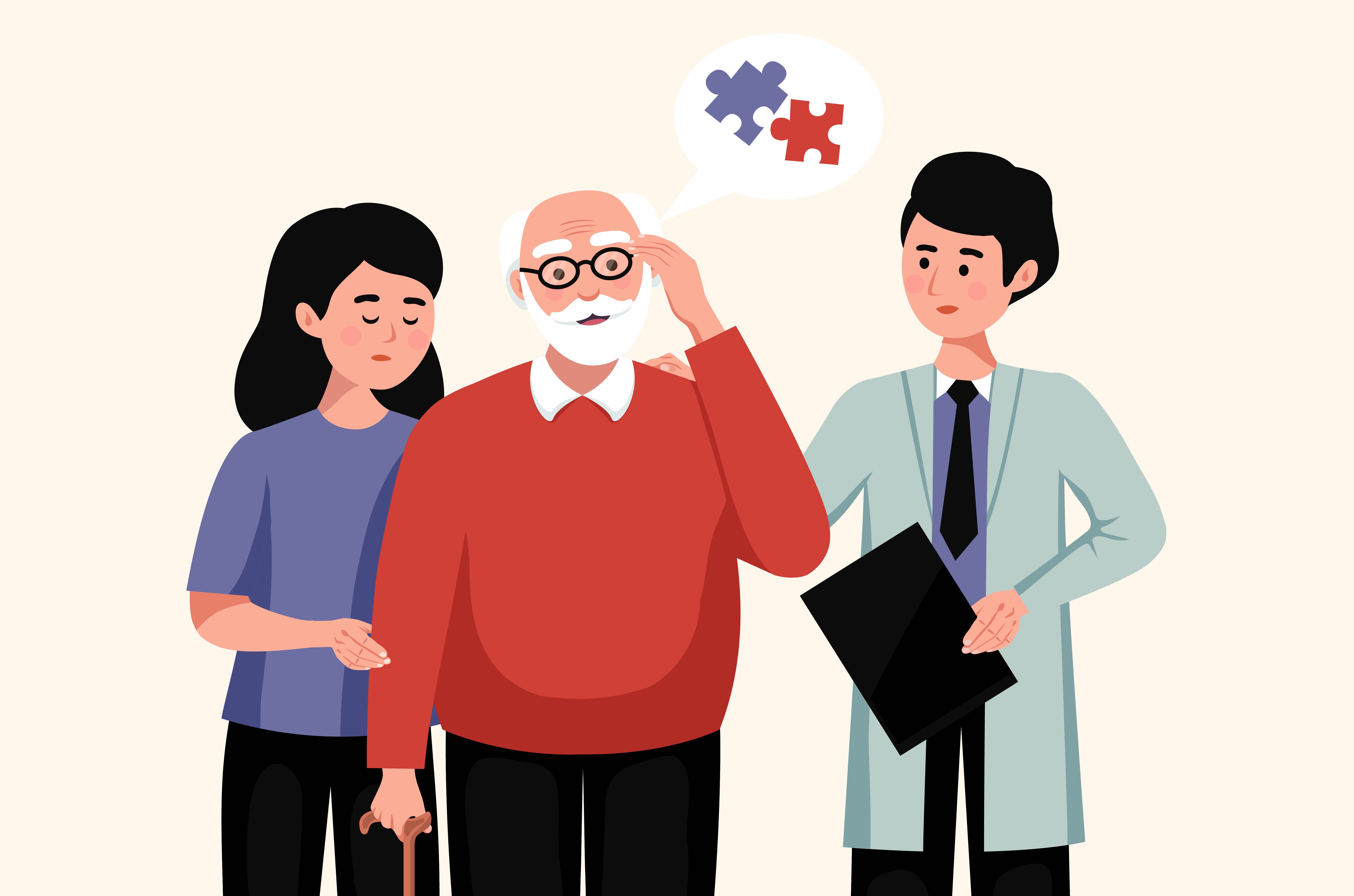 Caregiver with an elderly person in a Massachusetts home